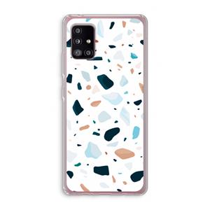 CaseCompany Terrazzo N°13: Samsung Galaxy A51 5G Transparant Hoesje