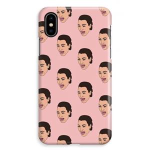 CaseCompany Ugly Cry Call: iPhone XS Max Volledig Geprint Hoesje