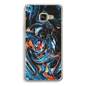 CaseCompany Black Unicorn: Samsung Galaxy A3 (2016) Transparant Hoesje