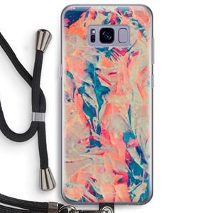 CaseCompany Alone: Samsung Galaxy S8 Plus Transparant Hoesje met koord