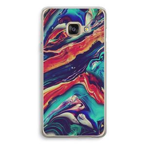 CaseCompany Chameleon Sun: Samsung Galaxy A3 (2016) Transparant Hoesje