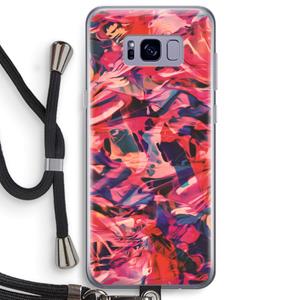 CaseCompany California: Samsung Galaxy S8 Plus Transparant Hoesje met koord