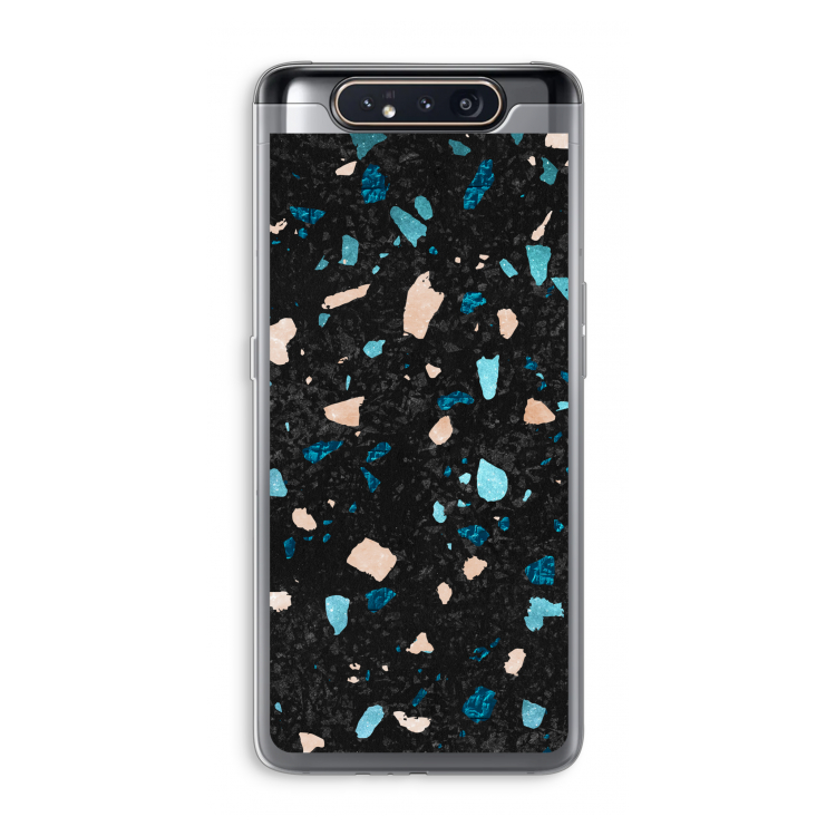 CaseCompany Terrazzo N°11: Samsung Galaxy A80 Transparant Hoesje