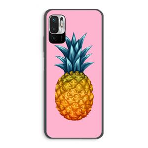 CaseCompany Grote ananas: Xiaomi Redmi Note 10 5G Transparant Hoesje