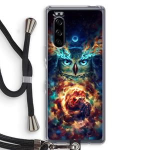 CaseCompany Aurowla: Sony Xperia 5 Transparant Hoesje met koord