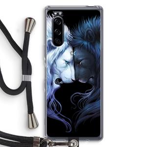 CaseCompany Brotherhood: Sony Xperia 5 Transparant Hoesje met koord
