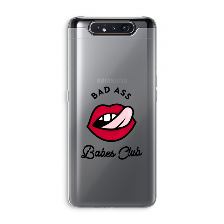 CaseCompany Badass Babes Club: Samsung Galaxy A80 Transparant Hoesje