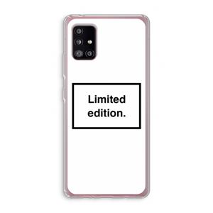 CaseCompany Limited edition: Samsung Galaxy A51 5G Transparant Hoesje
