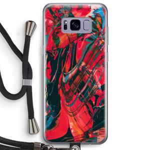 CaseCompany Endless Descent: Samsung Galaxy S8 Plus Transparant Hoesje met koord