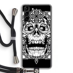 CaseCompany Seek & Destroy: Samsung Galaxy S21 Plus Transparant Hoesje met koord