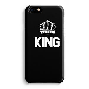 CaseCompany King zwart: Volledig Geprint iPhone 7 Plus Hoesje