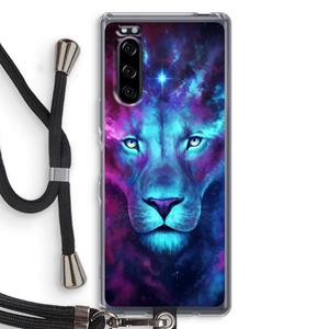 CaseCompany Firstborn: Sony Xperia 5 Transparant Hoesje met koord