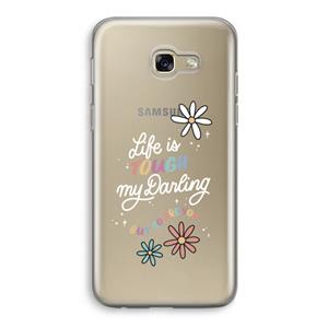 CaseCompany Tough Life: Samsung Galaxy A5 (2017) Transparant Hoesje