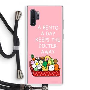 CaseCompany Bento a day: Samsung Galaxy Note 10 Plus Transparant Hoesje met koord