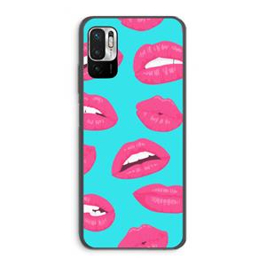 CaseCompany Bite my lip: Xiaomi Redmi Note 10 5G Transparant Hoesje