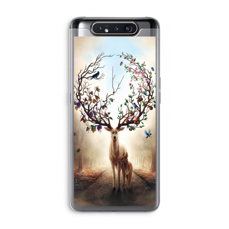 CaseCompany Seasons Change: Samsung Galaxy A80 Transparant Hoesje