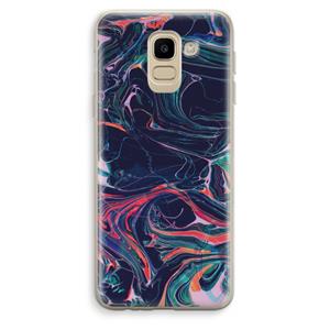 CaseCompany Light Years Beyond: Samsung Galaxy J6 (2018) Transparant Hoesje