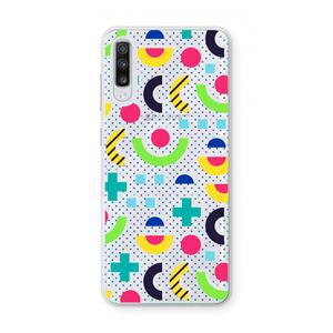 CaseCompany 8-bit N°1: Samsung Galaxy A70 Transparant Hoesje