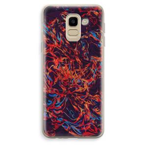 CaseCompany Lucifer: Samsung Galaxy J6 (2018) Transparant Hoesje