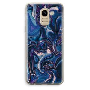CaseCompany Mirrored Mirage: Samsung Galaxy J6 (2018) Transparant Hoesje