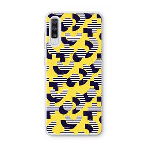 CaseCompany 8-bit N°3: Samsung Galaxy A70 Transparant Hoesje