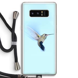 CaseCompany Kolibri: Samsung Galaxy Note 8 Transparant Hoesje met koord