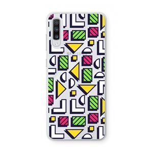 CaseCompany 8-bit N°4: Samsung Galaxy A70 Transparant Hoesje