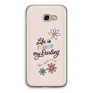 CaseCompany Tough Life: Samsung Galaxy A5 (2017) Transparant Hoesje
