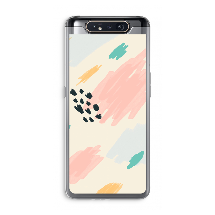 CaseCompany Sunday Chillings: Samsung Galaxy A80 Transparant Hoesje