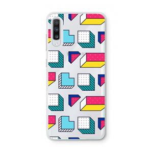 CaseCompany 8-bit N°7: Samsung Galaxy A70 Transparant Hoesje