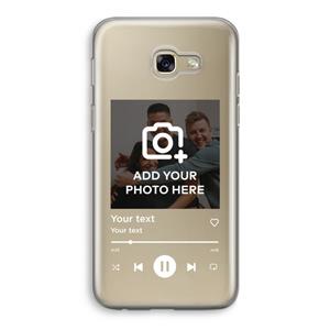 CaseCompany Music Player: Samsung Galaxy A5 (2017) Transparant Hoesje
