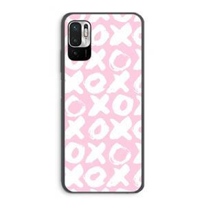 CaseCompany XOXO: Xiaomi Redmi Note 10 5G Transparant Hoesje