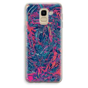 CaseCompany Sleeping Dreams: Samsung Galaxy J6 (2018) Transparant Hoesje