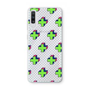 CaseCompany 8-bit N°10: Samsung Galaxy A70 Transparant Hoesje