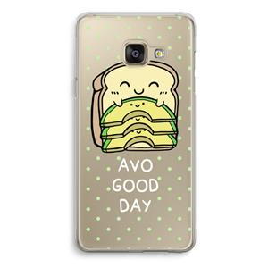 CaseCompany Avo Good Day: Samsung Galaxy A3 (2016) Transparant Hoesje