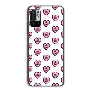 CaseCompany GIRL POWER: Xiaomi Redmi Note 10 5G Transparant Hoesje