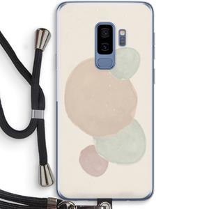 CaseCompany Geo #9: Samsung Galaxy S9 Plus Transparant Hoesje met koord