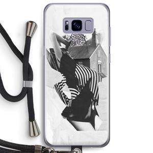 CaseCompany House: Samsung Galaxy S8 Plus Transparant Hoesje met koord