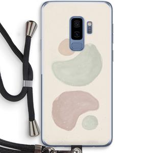 CaseCompany Geo #10: Samsung Galaxy S9 Plus Transparant Hoesje met koord