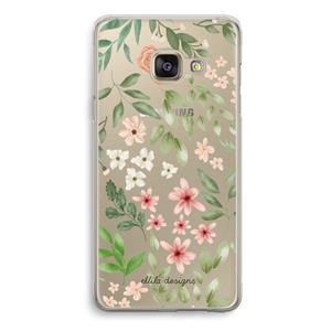 CaseCompany Botanical sweet flower heaven: Samsung Galaxy A3 (2016) Transparant Hoesje