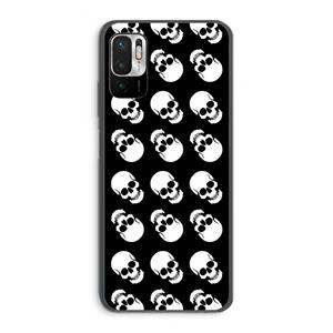 CaseCompany Musketon Skulls: Xiaomi Redmi Note 10 5G Transparant Hoesje