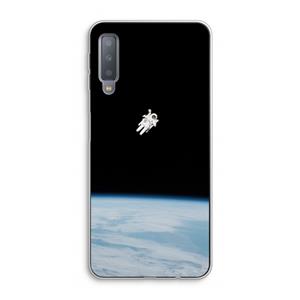 CaseCompany Alone in Space: Samsung Galaxy A7 (2018) Transparant Hoesje