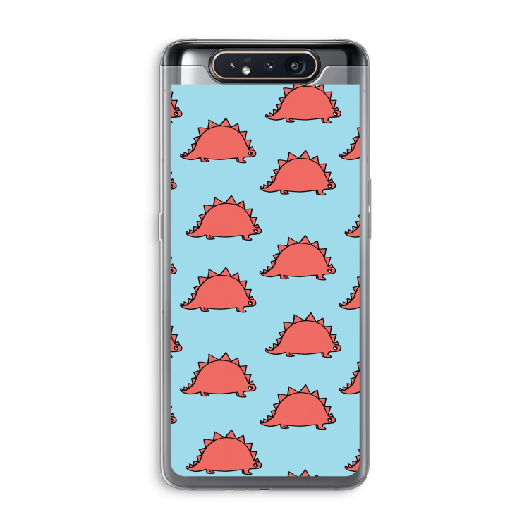CaseCompany Dinosawrr: Samsung Galaxy A80 Transparant Hoesje