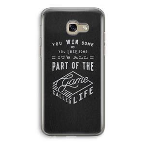 CaseCompany Life: Samsung Galaxy A5 (2017) Transparant Hoesje