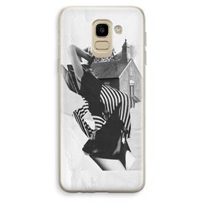 CaseCompany House: Samsung Galaxy J6 (2018) Transparant Hoesje