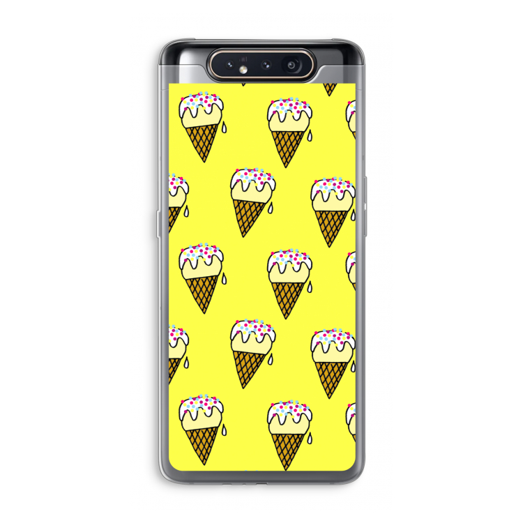 CaseCompany Isjes: Samsung Galaxy A80 Transparant Hoesje