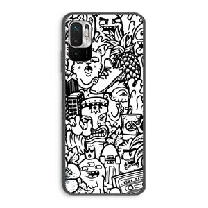 CaseCompany Vexx Mixtape #2: Xiaomi Redmi Note 10 5G Transparant Hoesje