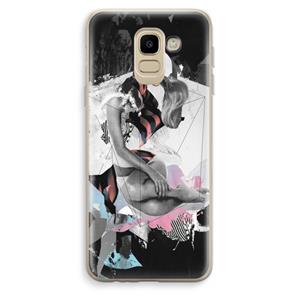 CaseCompany Camouflage de sommeil: Samsung Galaxy J6 (2018) Transparant Hoesje