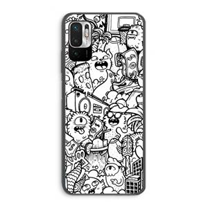 CaseCompany Vexx City #2: Xiaomi Redmi Note 10 5G Transparant Hoesje