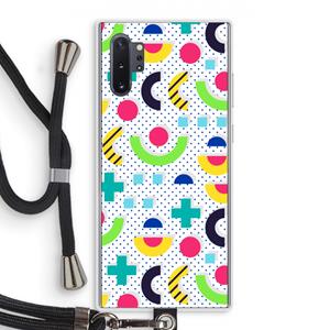 CaseCompany 8-bit N°1: Samsung Galaxy Note 10 Plus Transparant Hoesje met koord